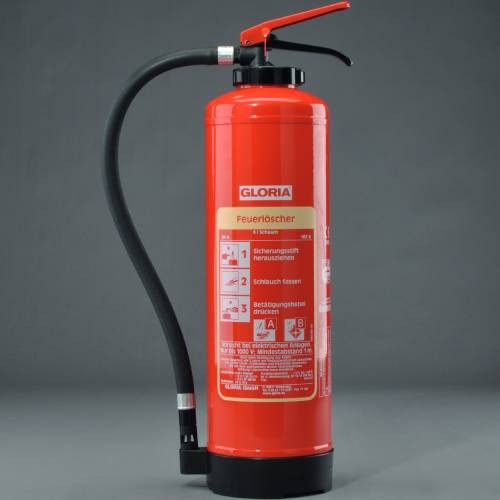 Feuerlöscher Gloria SKH 6 EASY mit Wandhalter