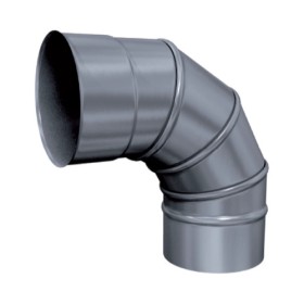 Edelstahlschornstein - Winkel drehbar 0° - 90° - einwandig - Reuter EW-BLUE