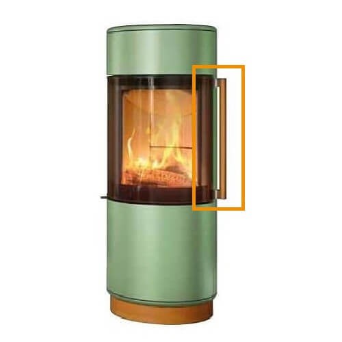 Kaminzubehör Spartherm - Relinggriff Holzgriff style für Passo XS