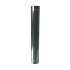 Edelstahlschornstein - Längenelement 1000 mm - einwandig - Reuter EW-BLUE