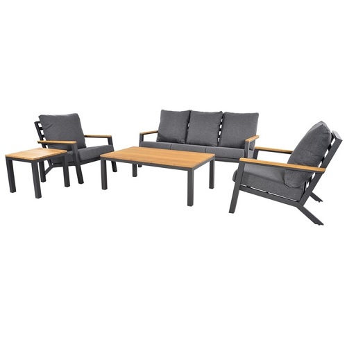 Gartenmöbel Lesli Living Lounge-Set Donnan