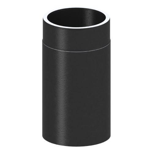 Ofenrohr - Längenelement 330 mm - schwarz - doppelwandig - Jeremias Iso-Line
