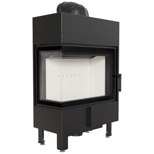 Kamineinsatz Kratki Lucy 12 Slim 8 kW Eckkamin