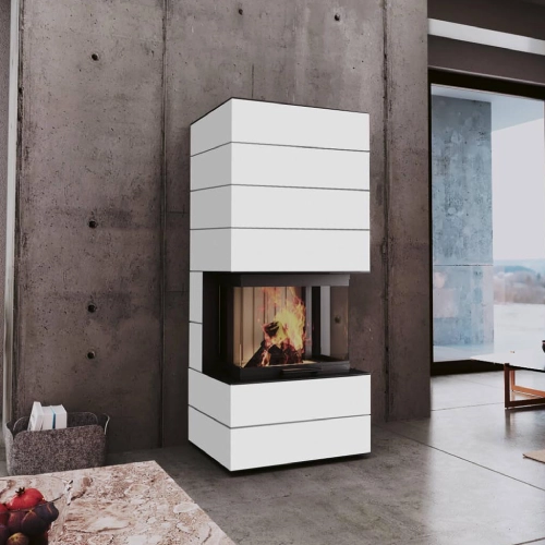 Kaminbausatz Neocube P30 Black & White Edition 10 kW