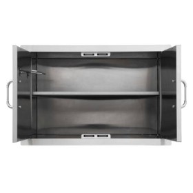 Grillzubehör Bull BBQ - Edelstahlbodeneinsatz für Doppeltüren in 76cm (BU33568)