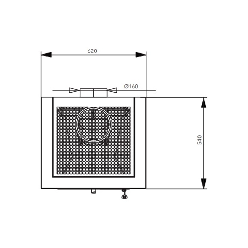 Kaminbausatz Haas und Sohn DACHSTEIN 7 kW