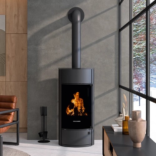 Kaminofen Oranier Polar Neo W+ pureBLACK 6,5 kW