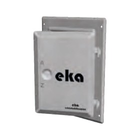Edelstahlschornstein - Edelstahltür 120x180 mm - einwandig - eka complex E