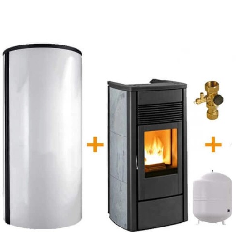 Pelletofen Komplettset wasserführend MCZ STAR Hydro 11,6 kW Pelletofen Komplettset wasserführend MCZ STAR Hydro 11,6 kW