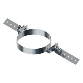 Edelstahlschornstein - Sparrenhalter L - doppelwandig - Raab DW-Systeme