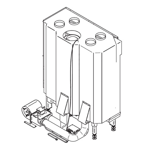 Kaminzubehör Spartherm - S-Vent 100 Modulare Zwangskonvektion (exkl. Warmluftmantel)
