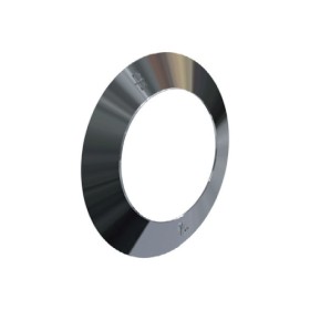 Edelstahlschornstein - Wandrosette 2-teilig 0° - doppelwandig - Reuter DW-Systeme