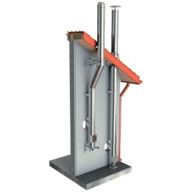 Edelstahlschornstein doppelwandig Ø 150 mm - Reuter DW-GREEN