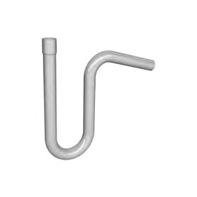 Edelstahlschornstein - Winkelsyphon mit 1/2“ Innengewinde senkrecht - doppelwandig - eka complex D