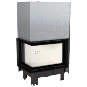 Kamineinsatz Kratki MBZ 13 kW Eckkamin Schiebetür
