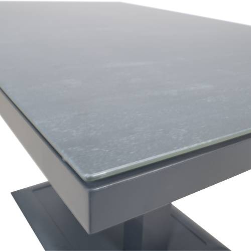Gartenmöbel Lesli Living Loungetisch verstellbar Mojito Ceramic Negro 140x85 cm