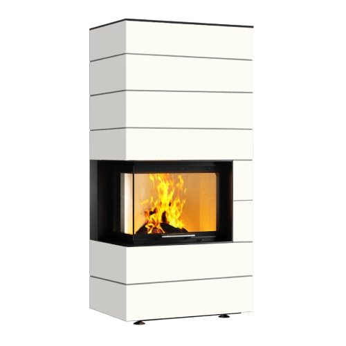 Kaminbausatz Neocube C20 Black & White Edition 7,8 kW