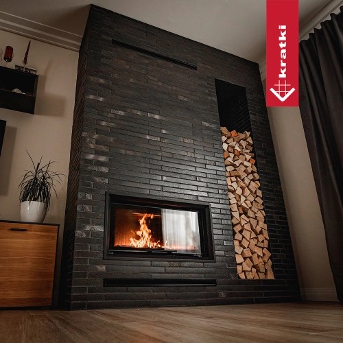 Kamineinsatz Kratki Nadia 14 | 14 kW Schiebetür