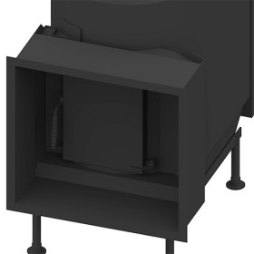 Kaminzubehör Brunner - Durchheiztüre mitte für HKD 4.1 Drehtür Flachglas