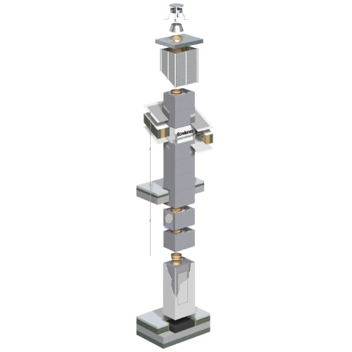 Keramikschornstein Ø 250 mm - Schiedel ABSOLUT