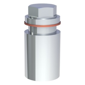 Edelstahlschornstein - Muffe 1/2'' mit Verschlussschraube - Jeremias