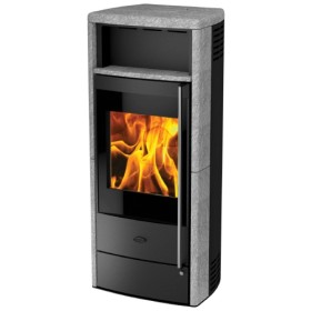 Kaminofen Fireplace Teramo 6 kW Raumluftunabhängig Speckstein