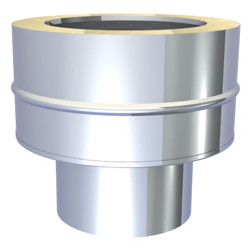 Edelstahlschornstein - Übergang FERRO-LUX / DW-FU - Jeremias DW-FU