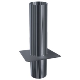 Edelstahlschornstein - Schachtabdeckung L=750 mm - einwandig - Reuter EW-BLUE