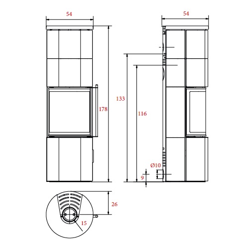 Kaminofen Koppe Nexus XL 7 kW