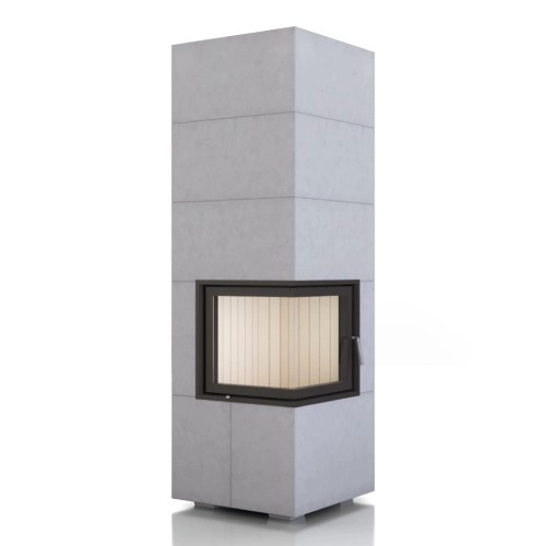 Kaminbausatz Brunner BSK 09, Eckkamin 8 kW, Drehtür Kaminbausatz Brunner BSK 09, Eckkamin 8 kW, Drehtür