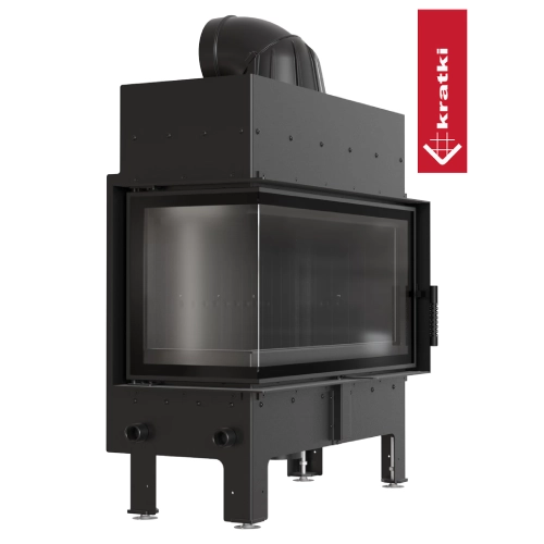Kamineinsatz Kratki Floki L 12 kW Eckkamin