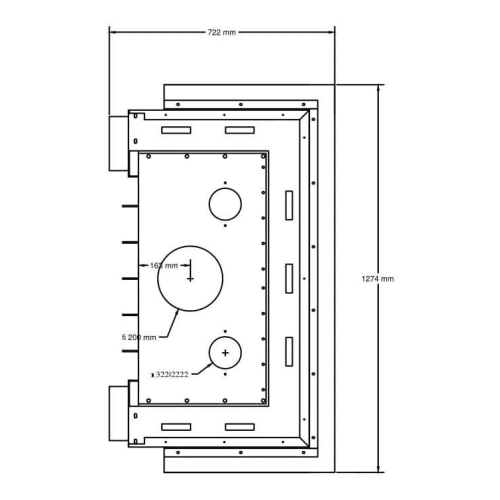 Kamineinsatz A Caminetti Crystal 110 Max 18 kW