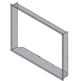Kaminzubehör Austroflamm - 80x64 S/SII Designrahmen schieb klein