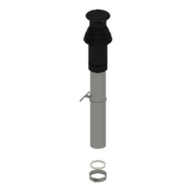 LAS-Schornstein - Mündungsabschluss BD 300, nur für C31 Installation Ø150/100 mm - DRU LAS ES-I 150/100
