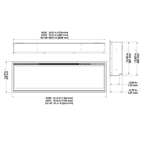 Elektrokamineinsatz Dimplex Ignite XL 100