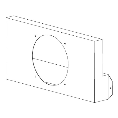 Kaminzubehör Leda - Verbrennungsluft-Anschlusskasten für VIDA 55/ 78 F und SERA F, ES, PS, US Kaminzubehör Leda - Verbrennungsluft-Anschlusskasten für VIDA 55/ 78 F und SERA F, ES, PS, US