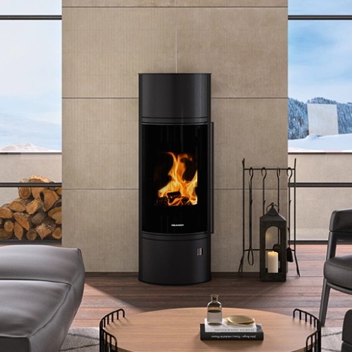 Kaminofen Oranier Arena W+ 2.0 pureBLACK 7 kW