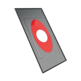 Edelstahlschornstein - Deckenblende mit Dichtung für Dampfsperrenanbindung 41°-55° - Jeremias DW-FU