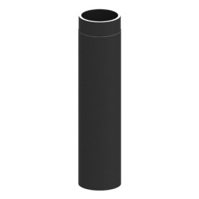 Ofenrohr - Längenelement 750 mm - schwarz - doppelwandig - Jeremias Iso-Line