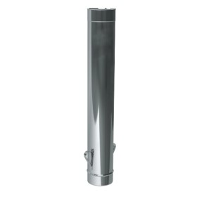 Edelstahlschornstein - Längenelement 1000 mm mit Ablassschlaufe - einwandig - Reuter EW-BLUE