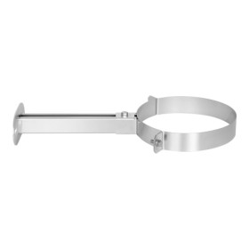 Edelstahlschornstein - Wandhalter verstellbar 50-250 mm Design Plus - doppelwandig - Jeremias DW-Vision