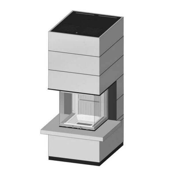 Kaminbausatz SPARTHERM SIM Arte U-50h 9,3kW mit Feuertisch Kaminbausatz SPARTHERM SIM Arte U-50h 9,3kW mit Feuertisch