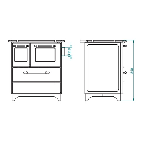 Holzherd Royal Betty 3,5 | 5 kW