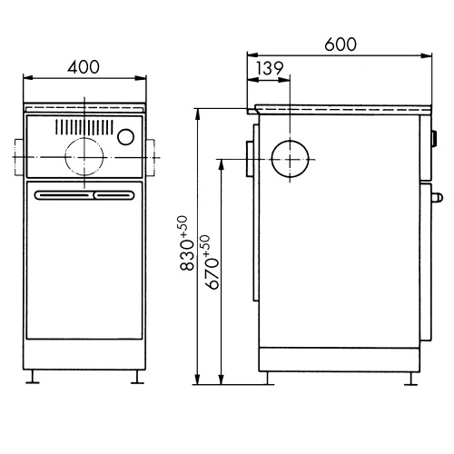 Ölherd Wamsler OZ 444 S 5,5 kW