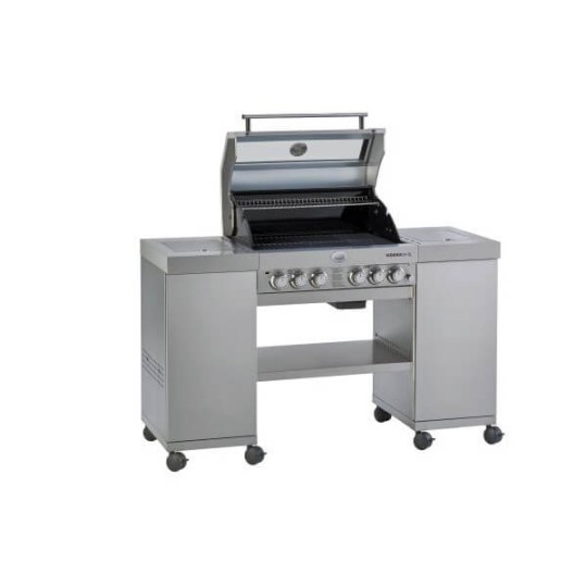 Gasgrill Rösle BBQ-Island Videro G4-SL Edelstahl