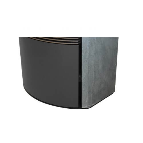 Kaminzubehör TermaTech - Holzfachtür schwarz für TT21 Serie