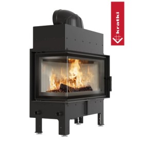 Kamineinsatz Kratki Floki L 12 kW Eckkamin