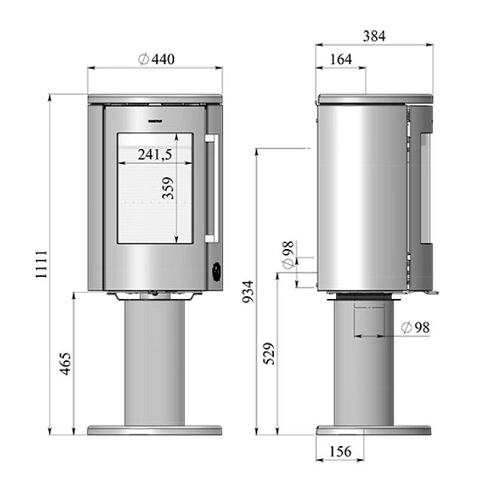 Kaminofen Morsoe 7349 | 4,3 kW