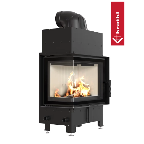 Kamineinsatz Kratki Floki S 8 kW Eckkamin
