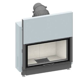 Kamineinsatz SCHMID Lina 87 h Kristall+ 10 kW Frontkamin Schiebetür